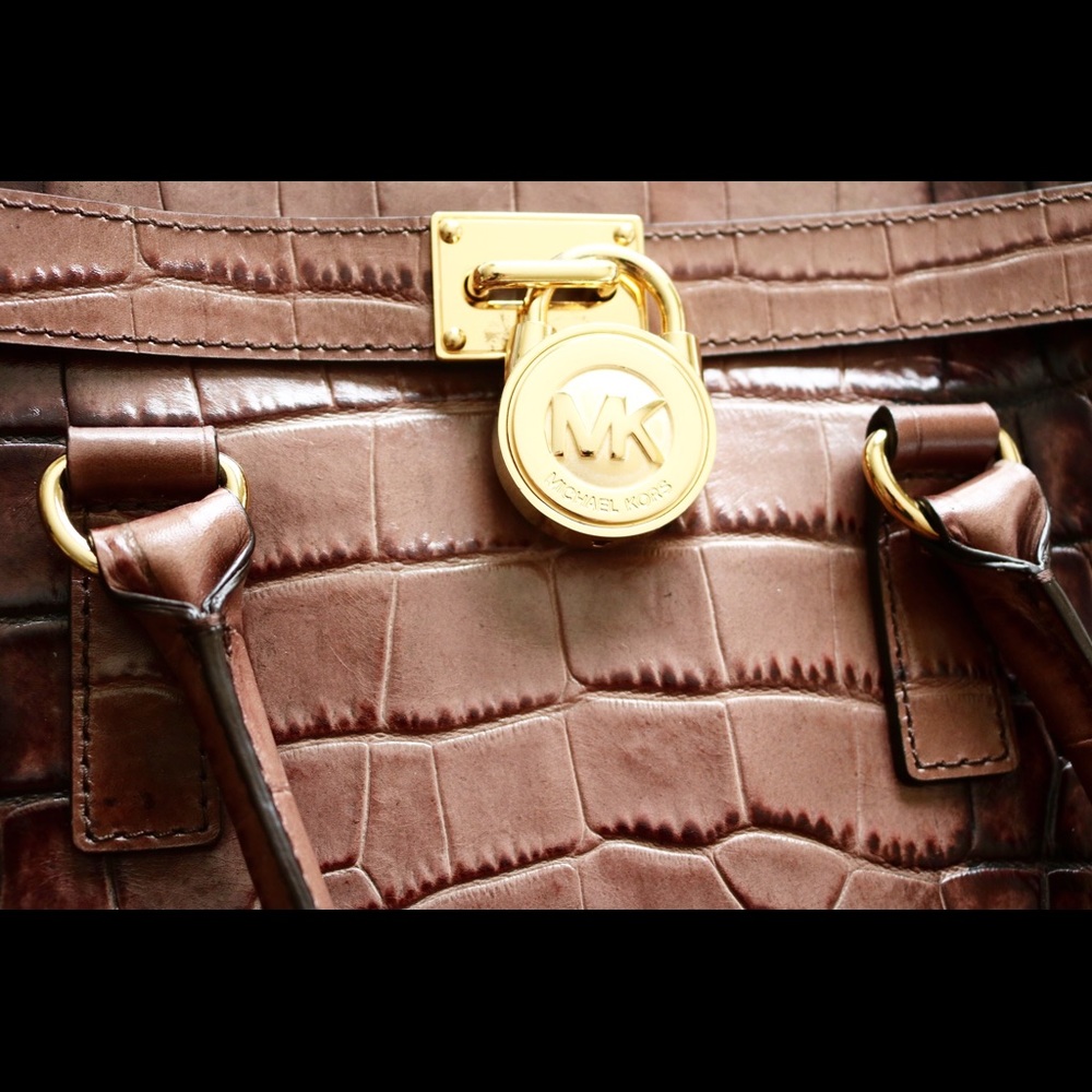 Michael Kors Hamilton Limited Edition Croc Tote - Picture 8 of 8